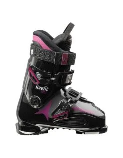 Atomic Live Fit 90 W Dames Skischoenen Black Anthracite Purple