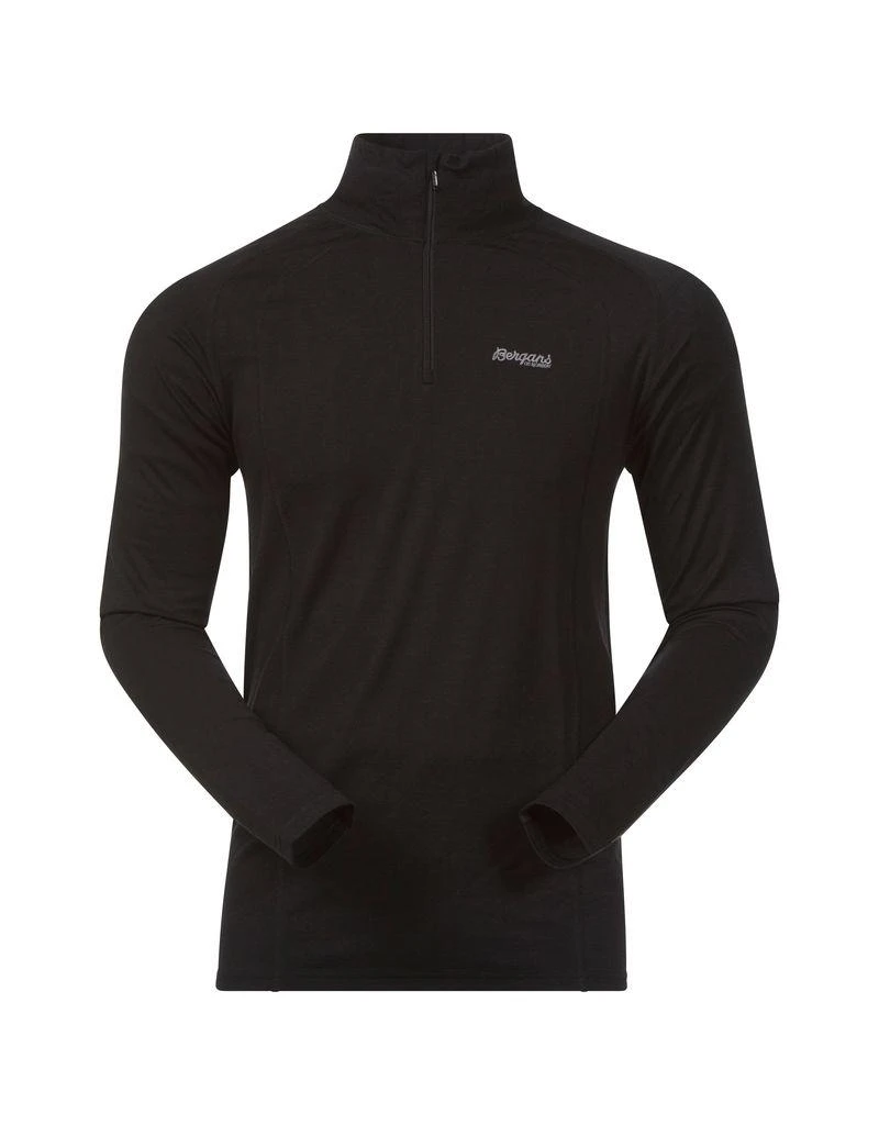 Bergans Fjellrapp Half Zip Zwart 1 Bergans Fjellrapp Half Zip Zwart