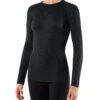 Falke Wool Tech Long Sleeved Shirt Regular W Black