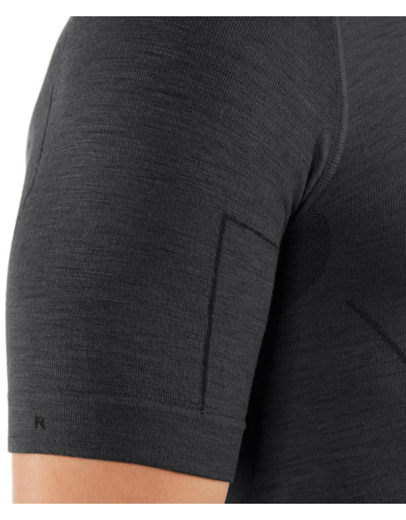 Falke Wool Tech Short Sleeved Shirt Regular M Black 3 Falke Wool Tech Short Sleeved Shirt Regular M Black - Afbeelding 3