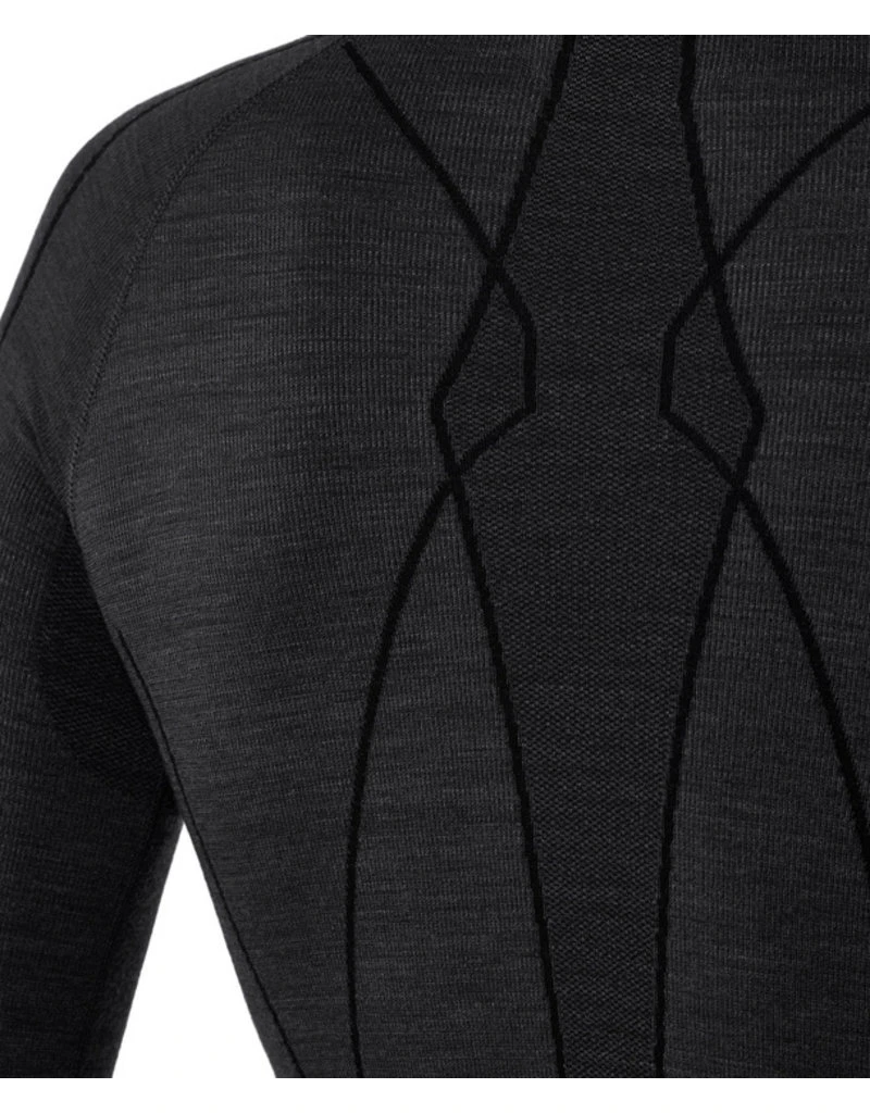 Falke Wool Tech Zip Shirt Regular W Black 4 Falke Wool Tech Zip Shirt Regular W Black - Afbeelding 4