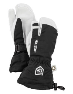 Hestra Army Leather Heli Ski Jr 3-vinger Handschoenen Black