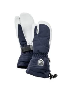 Hestra Heli Ski 3-vinger Dames Handschoenen Navy White