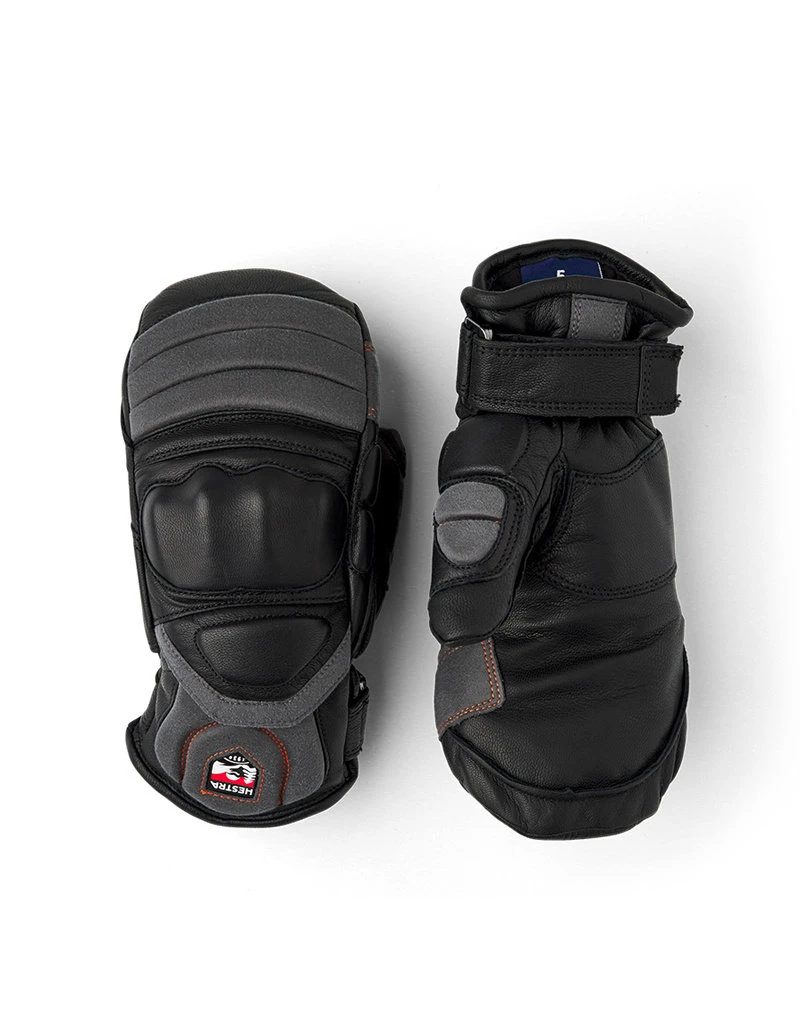 Hestra Impact Racing Jr Mitt Black Flame Red 1 Hestra Impact Racing Jr Mitt Black Flame Red