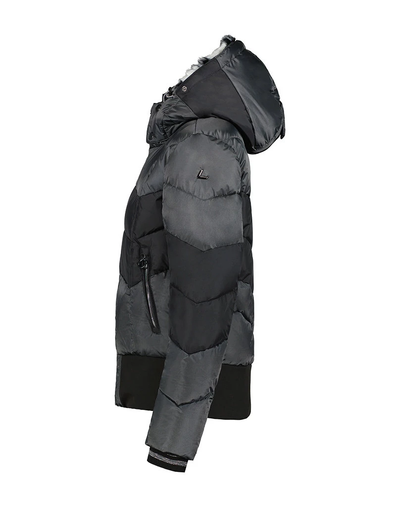 Luhta Kallahti Dames Ski Jas Grey Black 3 Luhta Kallahti Dames Ski Jas Grey Black - Afbeelding 3