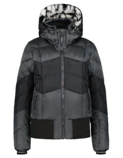 Luhta Kallahti Dames Ski Jas Grey Black