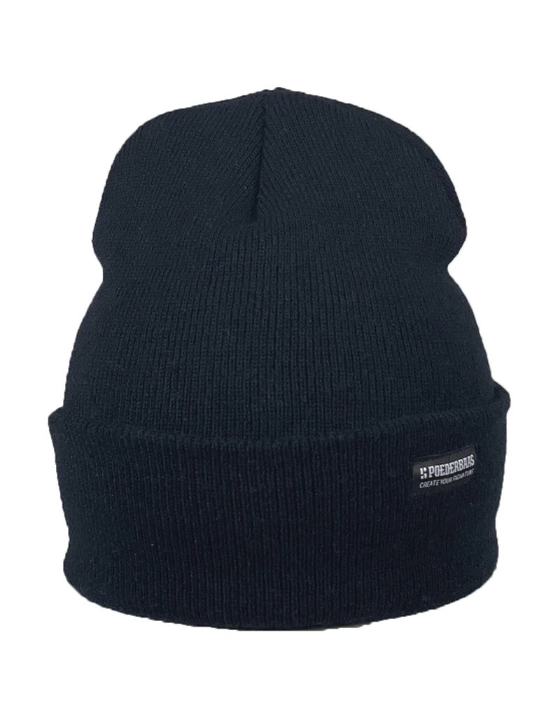 Poederbaas Navy Blue Beanie - Donkerblauw 1 Poederbaas Navy Blue Beanie - Donkerblauw