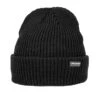 Poederbaas The Royal Rib Dark Beanie - Zwart